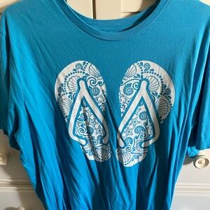 Beach Flip Flop T Shirt